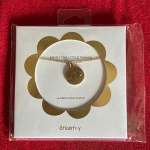 WAVE Dream-y ENJOY THE LITTLE THINGS Necklace 14 Karat Gold Plated